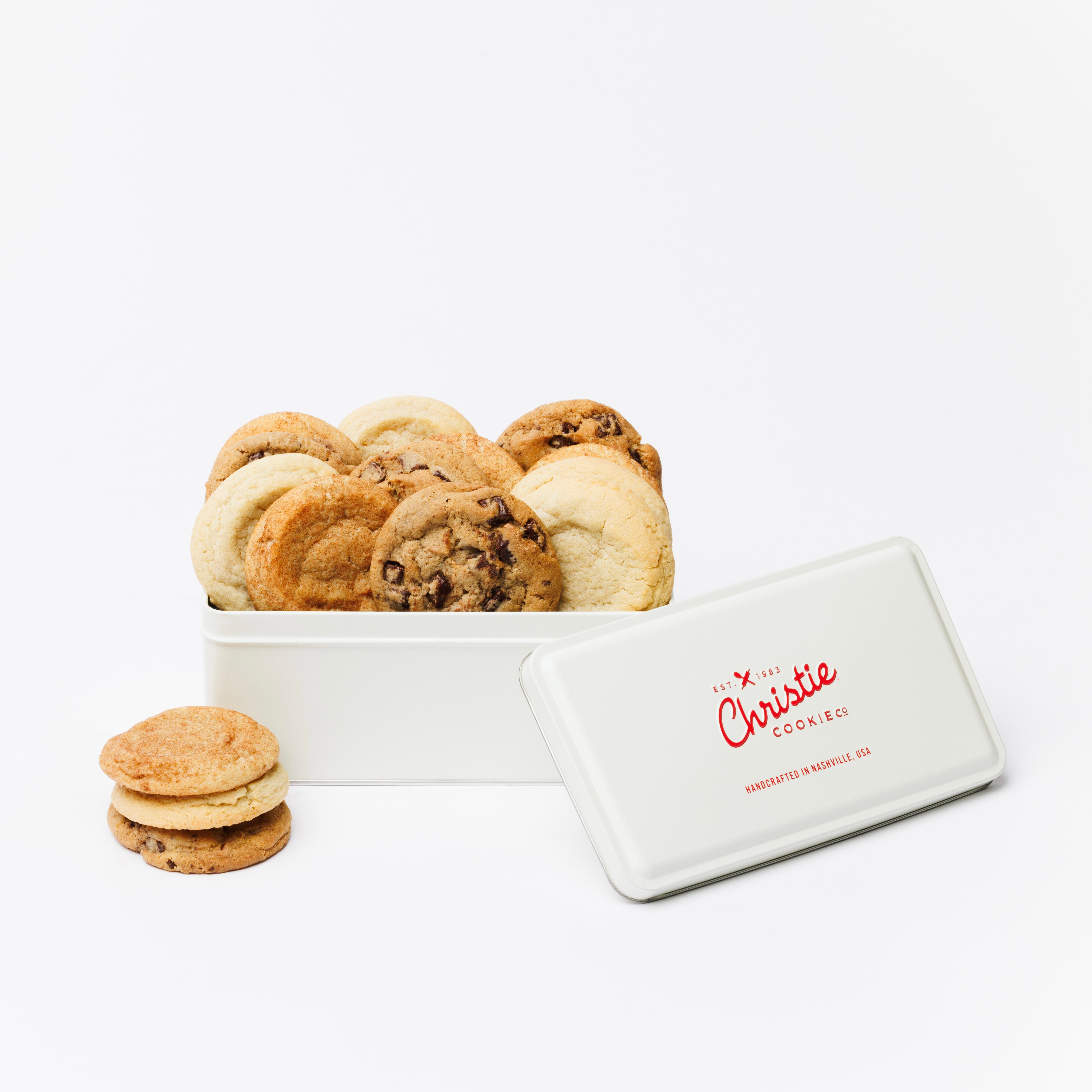 Nut-Free Cookie Gift Tin (36 Cookies) | The Christie Cookie Co.